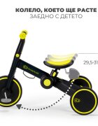 KINDERKRAFT Tricicleta pentru copii 4trike Pink transformabila cu cadru de aluminiu pliabila roti din spuma Eva 3 functii greutate redusa doar 35 kg de la 12 luni