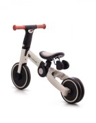 KINDERKRAFT Tricicleta pentru copii 4trike Silver Grey transformabila cu cadru de aluminiu pliabila roti din spuma Eva 3 functii greutate redusa doar 35 kg de la 12 luni