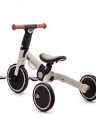 KINDERKRAFT Tricicleta pentru copii 4trike Silver Grey transformabila cu cadru de aluminiu pliabila roti din spuma Eva 3 functii greutate redusa doar 35 kg de la 12 luni