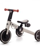 KINDERKRAFT Tricicleta pentru copii 4trike Silver Grey transformabila cu cadru de aluminiu pliabila roti din spuma Eva 3 functii greutate redusa doar 35 kg de la 12 luni