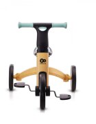 KINDERKRAFT Tricicleta pentru copii 4trike Sunflower Blue transformabila cu cadru de aluminiu pliabila roti din spuma Eva 3 functii greutate redusa doar 35 kg de la 12 luni