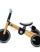 KINDERKRAFT Tricicleta pentru copii 4trike Sunflower Blue transformabila cu cadru de aluminiu pliabila roti din spuma Eva 3 functii greutate redusa doar 35 kg de la 12 luni