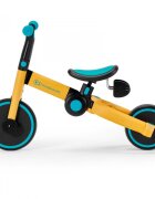 KINDERKRAFT Tricicleta pentru copii 4trike Yellow transformabila cu cadru de aluminiu pliabila roti din spuma Eva 3 functii greutate redusa doar 35 kg de la 12 luni