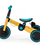 KINDERKRAFT Tricicleta pentru copii 4trike Yellow transformabila cu cadru de aluminiu pliabila roti din spuma Eva 3 functii greutate redusa doar 35 kg de la 12 luni