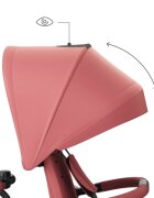KINDERKRAFT Tricicleta pentru copii Aston 2 Plus Pink rotatie 360 maner reglabil greutate admisa 25 kg