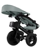 KINDERKRAFT Tricicleta pentru copii Aveo 2 Plus Green pliabila cu scaun reglabil si reversibil suport picioare controlul directiei