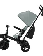 KINDERKRAFT Tricicleta pentru copii Aveo 2 Plus Green pliabila cu scaun reglabil si reversibil suport picioare controlul directiei