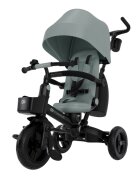KINDERKRAFT Tricicleta pentru copii Aveo 2 Plus Green pliabila cu scaun reglabil si reversibil suport picioare controlul directiei
