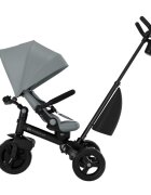 KINDERKRAFT Tricicleta pentru copii Aveo 2 Plus Grey pliabila cu scaun reglabil si reversibil suport picioare controlul directiei