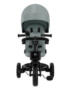 KINDERKRAFT Tricicleta pentru copii Aveo 2 Plus Grey pliabila cu scaun reglabil si reversibil suport picioare controlul directiei