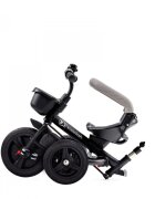 KINDERKRAFT Tricicleta pentru copii Aveo Light Grey de la 9 luni cu sezut rotativ suport pentru picioare maner cu control al directiei gentuta si cos pentru accesorii