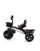 KINDERKRAFT Tricicleta pentru copii Aveo Mystic Green de la 9 luni cu sezut rotativ suport pentru picioare maner cu control al directiei gentuta si cos pentru accesorii