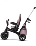 KINDERKRAFT Tricicleta pentru copii Easytwist Mauvelous Pink cu scaun reversibil pozitie de somn cauciucuri PU protectie UV de la varsta de 9 luni