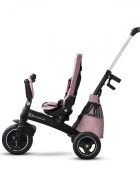 KINDERKRAFT Tricicleta pentru copii Easytwist Mauvelous Pink cu scaun reversibil pozitie de somn cauciucuri PU protectie UV de la varsta de 9 luni