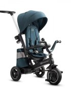 KINDERKRAFT Tricicleta pentru copii Easytwist Midnight Green cu scaun reversibil pozitie de somn cauciucuri PU protectie UV de la varsta de 9 luni