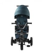 KINDERKRAFT Tricicleta pentru copii Easytwist Midnight Green cu scaun reversibil pozitie de somn cauciucuri PU protectie UV de la varsta de 9 luni