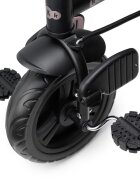KINDERKRAFT Tricicleta pentru copii Freeway 2 Grey scaun rotativ 360 funtie freewheel husa Air Comfort bara de protectie suport picioare greutate admisa 25 kg