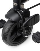 KINDERKRAFT Tricicleta pentru copii Freeway 2 Grey scaun rotativ 360 funtie freewheel husa Air Comfort bara de protectie suport picioare greutate admisa 25 kg