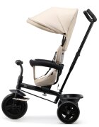 KINDERKRAFT Tricicleta pentru copii Freeway 2 Grey scaun rotativ 360 funtie freewheel husa Air Comfort bara de protectie suport picioare greutate admisa 25 kg