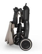 KINDERKRAFT Tricicleta pentru copii Jazz 3 Bej pliabila scaun rotativ spatar reglabil maner ajustabil