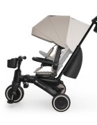 KINDERKRAFT Tricicleta pentru copii Jazz 3 Bej pliabila scaun rotativ spatar reglabil maner ajustabil