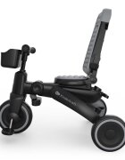 KINDERKRAFT Tricicleta pentru copii Jazz 3 Gri pliabila scaun rotativ spatar reglabil maner ajustabil