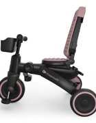 KINDERKRAFT Tricicleta pentru copii Jazz 3 Roz pliabila scaun rotativ spatar reglabil maner ajustabil