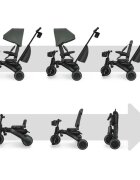 KINDERKRAFT Tricicleta pentru copii Jazz 3 Verde pliabila scaun rotativ spatar reglabil maner ajustabil