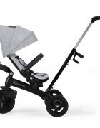 KINDERKRAFT Tricicleta pentru copii Twipper 5 in 1 cu scaun rotativ cadru din aliaj de magneziu spatar reglabil suport picioare maner telescopic accesorii