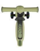 KINDERKRAFT Trotineta pentru copii Halley 2 Grassland Green reglabila pliabila roti Led luminoase cu scaunel