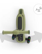 KINDERKRAFT Trotineta pentru copii Halley 2 Grassland Green reglabila pliabila roti Led luminoase cu scaunel
