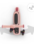 KINDERKRAFT Trotineta pentru copii Halley 2 Rose Pink reglabila pliabila roti Led luminoase cu scaunel