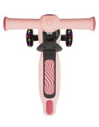 KINDERKRAFT Trotineta pentru copii Halley 2 Rose Pink reglabila pliabila roti Led luminoase cu scaunel