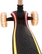 KINDERKRAFT Trotineta pentru copii Raket Up Beige pliabila reglabila cu lumini Led si scaunel