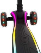 KINDERKRAFT Trotineta pentru copii Raket Up Black pliabila reglabila cu lumini Led si scaunel