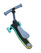 KINDERKRAFT Trotineta pentru copii Raket Up Blue pliabila reglabila cu lumini Led si scaunel
