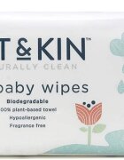 Kit and Kin Servetele Umede Biodegradabile KitKin 10x60 buc