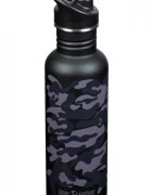 Klean Kanteen Recipient din otel inoxidabil 800 ml cu capac sport Classic Narrow Black Camo
