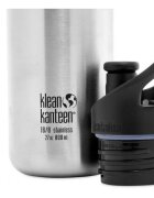 Klean Kanteen Recipient din otel inoxidabil 800 ml cu capac sport Classic Narrow Purple Potion