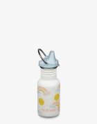 Klean Kanteen Sticla din otel pentru copii Kid Classic Narrow 355 ml cu capac sippy Rainbow