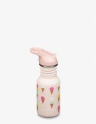 Klean Kanteen Sticla din otel pentru copii Kid Classic Narrow 355 ml cu capac sport flip Ice Cream