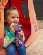 Klean Kanteen Sticla din otel pentru copii Kid Classic Narrow 355 ml cu capac sport flip Leaping Unicorns