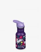 Klean Kanteen Sticla din otel pentru copii Kid Classic Narrow 355 ml cu capac sport flip Leaping Unicorns