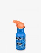 Klean Kanteen Sticla din otel pentru copii Kid Classic Narrow 355 ml cu capac sport flip Sharks in Shades