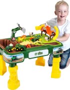 KLEIN Masuta de joaca cu apa si nisip 2 in 1 Ferma John Deere
