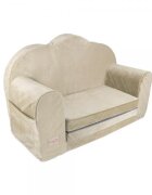 Klups Canapea extensibila catifea beige V110