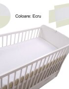 Klups Cearceaf fara elastic Ecru 120x60