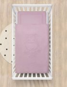 Klups Lenjerie pat 2 piese cu umplutura Animals and Love Hippo A001