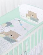 Klups Lenjerie pat 3 piese Teddy bears with balloons K097