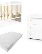 Klups Mobilier camera copii si bebelusi Karolina alb natur